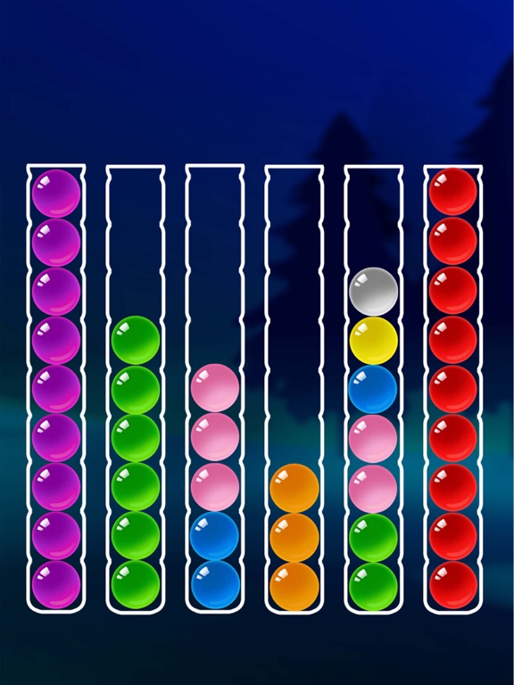 Tangkapan layar Ball Sort Taiga - The Forest iPad 