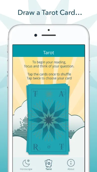 Captures d'écran de ZodiApp – Horoscope & Tarot