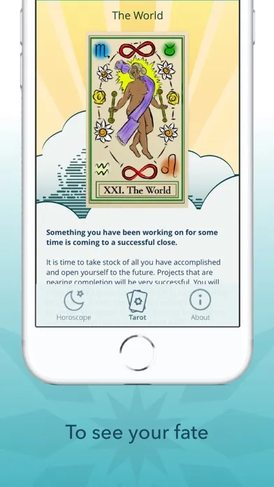 Captures d'écran de ZodiApp – Horoscope & Tarot