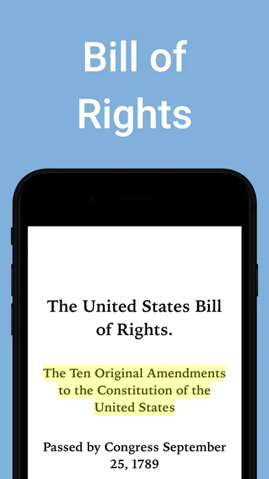 US Laws: Constitution, Bill應用截圖