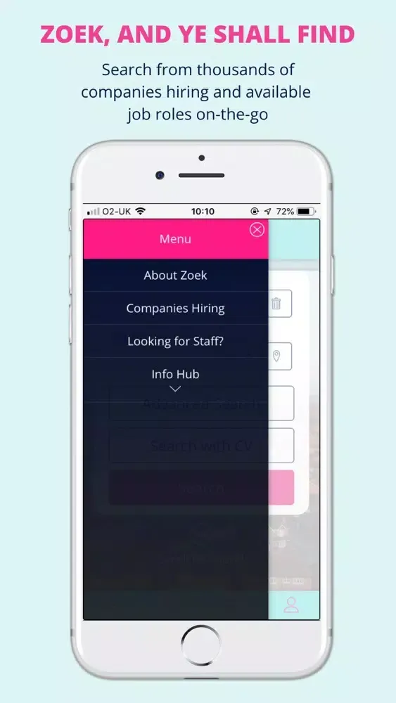 Captures d'écran de Zoek Job Search