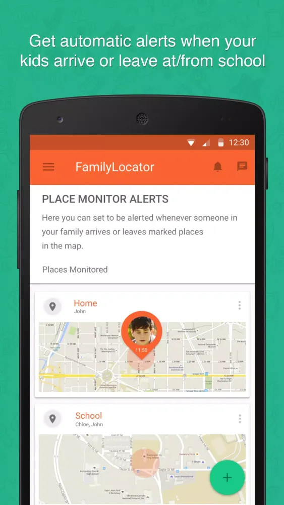 Captures d'écran de Family Locator