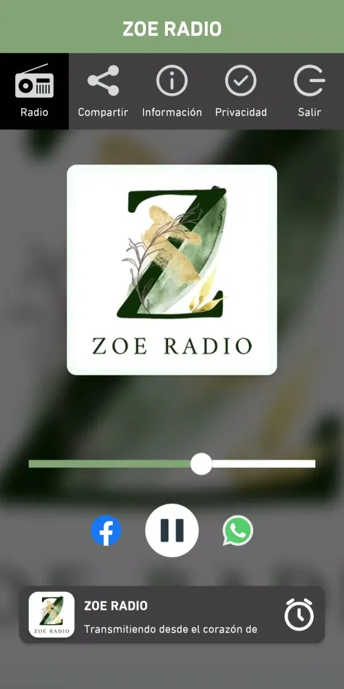 ZOE RADIO应用截图