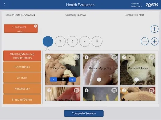 PoultryView 360 iPad  Screenshots