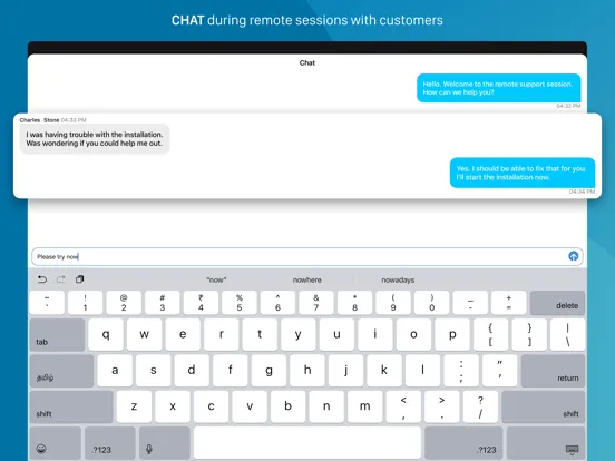 Captures d'écran de Zoho Assist - Remote Desktop iPad 