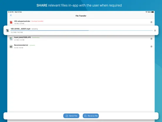 Captures d'écran de Zoho Assist - Remote Desktop iPad 