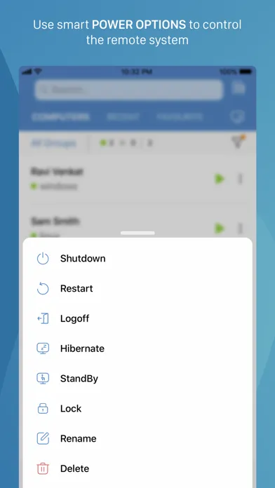 Captures d'écran de Zoho Assist - Remote Desktop