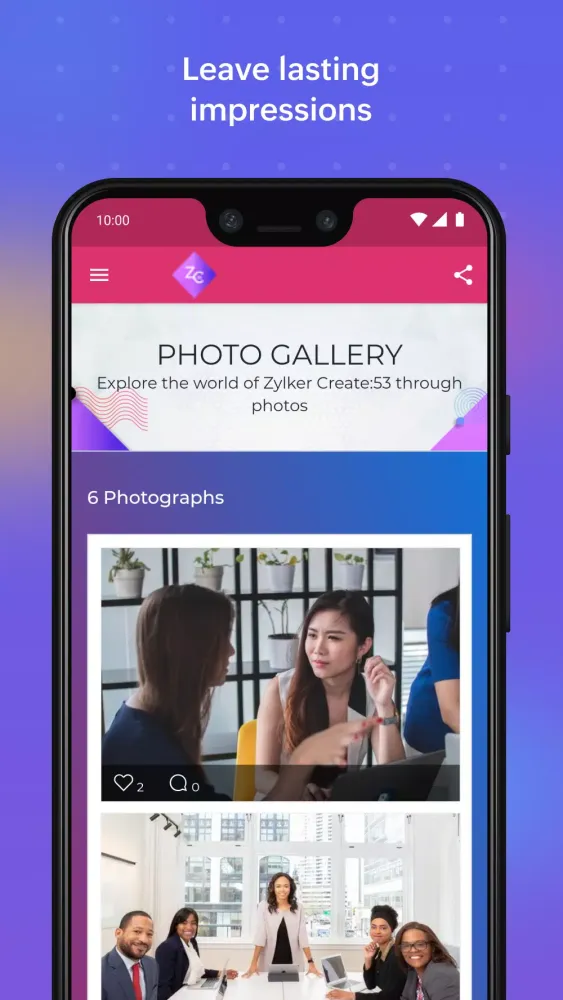 Zoho Backstage for Attendees Screenshots