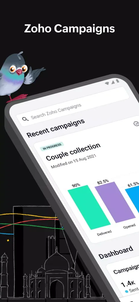 Zoho Campaigns-Email Marketing应用截图