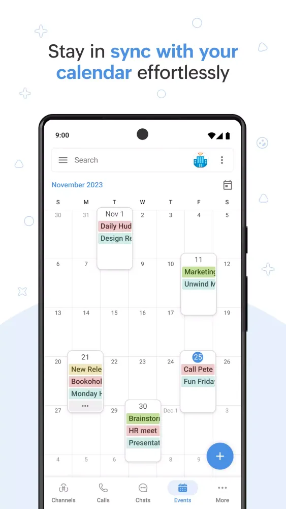 Скриншоты Zoho Cliq
