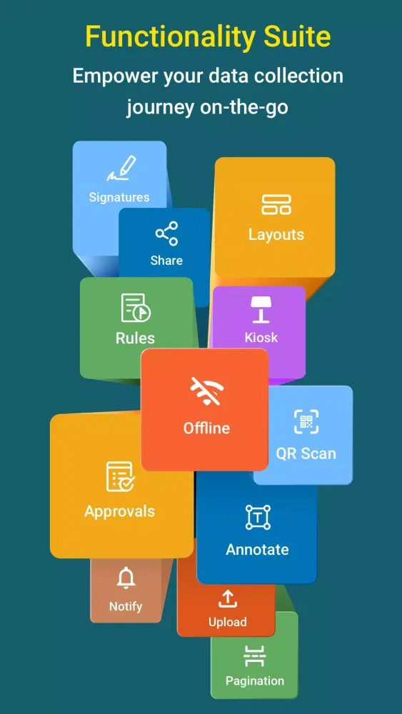 Screenshot di Mobile Forms App - Zoho Forms