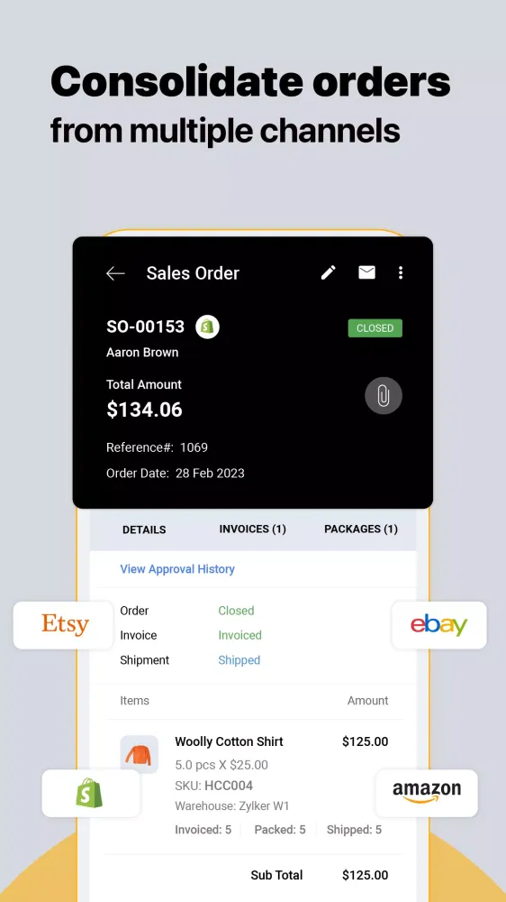 Inventory Management App -Zoho應用截圖