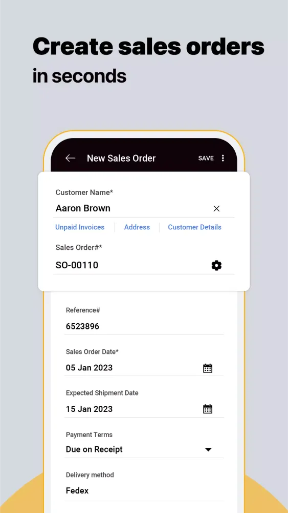 Inventory Management App -Zoho應用截圖