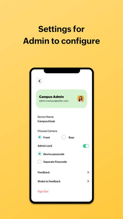 Zoho People Kiosk應用截圖