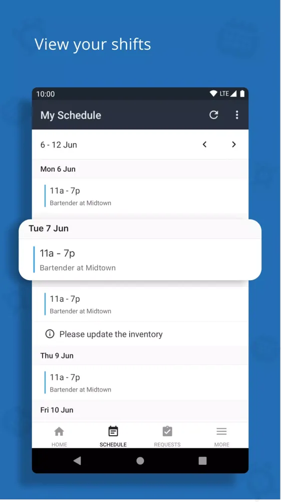 Zoho Shifts Screenshots