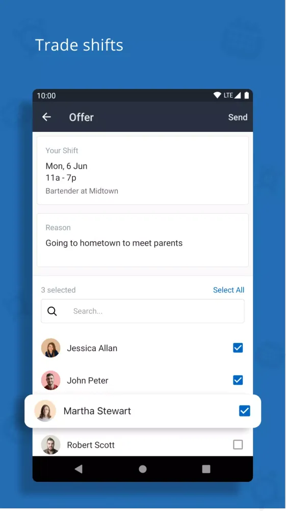 Zoho Shifts Screenshots