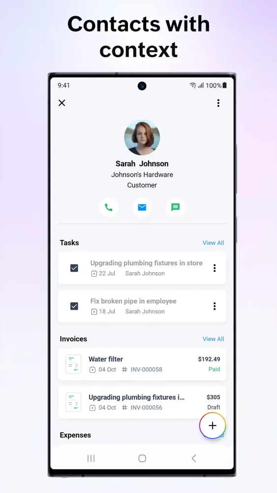 Capturas de tela do Zoho Solo: For Solopreneurs
