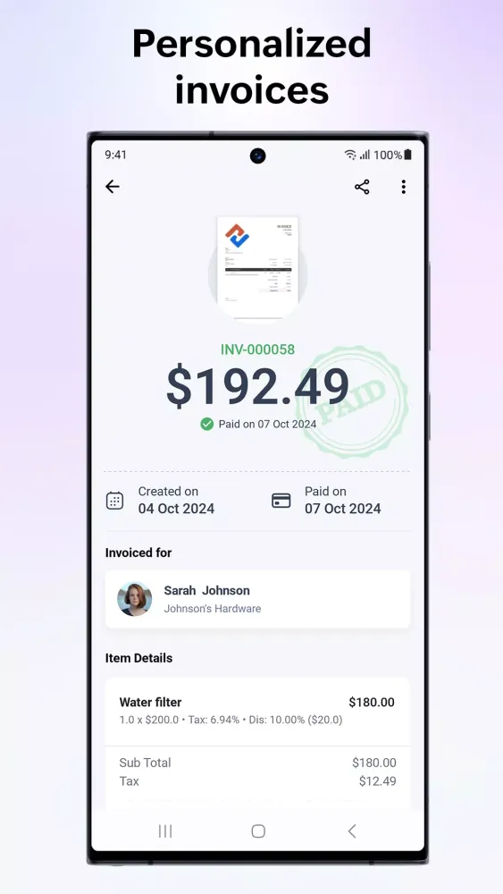 Capturas de tela do Zoho Solo: For Solopreneurs