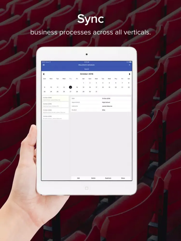 صور Zoho AppBox iPad 