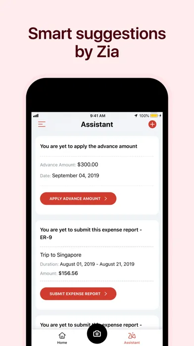 Zoho Expense - Expense Reports स्क्रीनशॉट