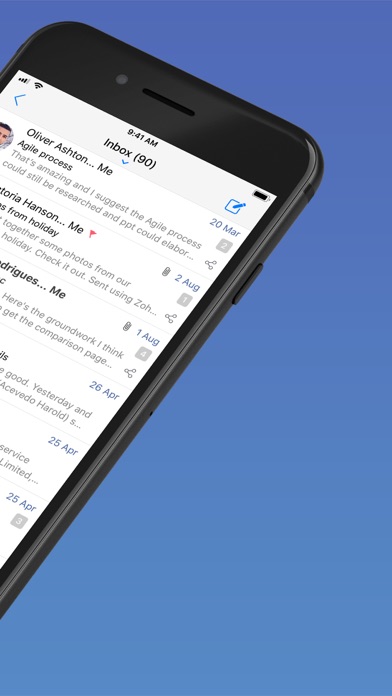 Zoho Mail - Email and Calendar Screenshots