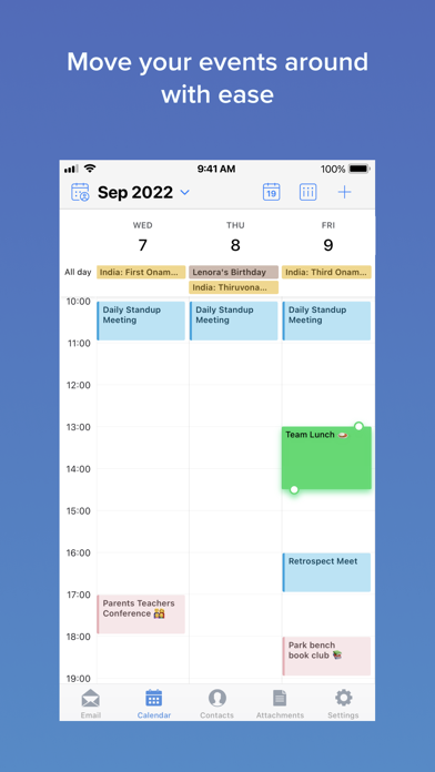 Zoho Mail - Email and Calendar Screenshots
