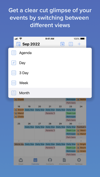 Zoho Mail - Email and Calendar Screenshots