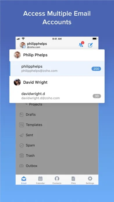 Zoho Mail - Email and Calendar 스크린샷