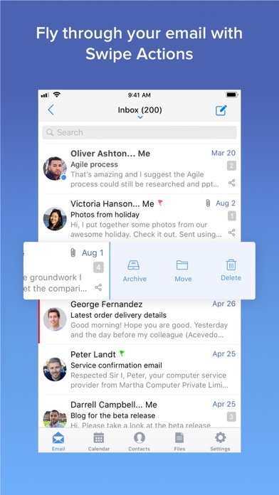 Zoho Mail - Email and Calendar Screenshots