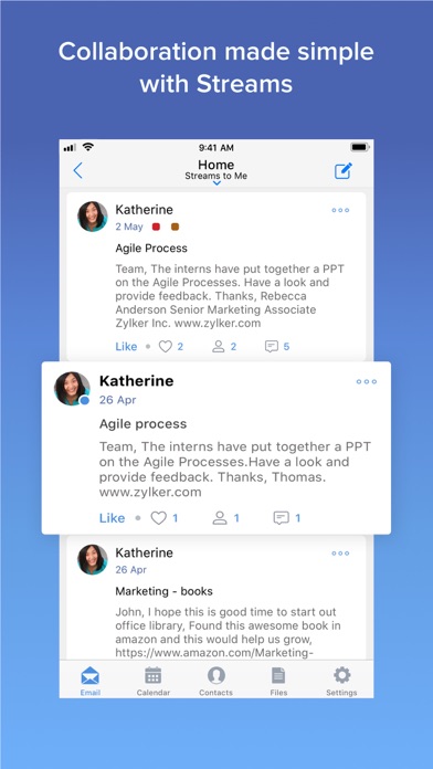 Zoho Mail - Email and Calendar Screenshots