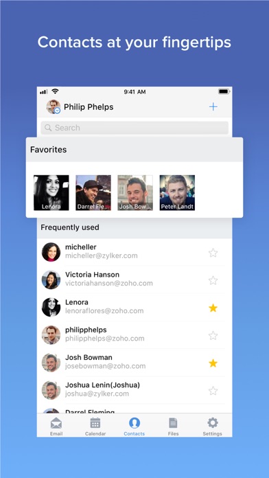 Zoho Mail - Email and Calendar Screenshots