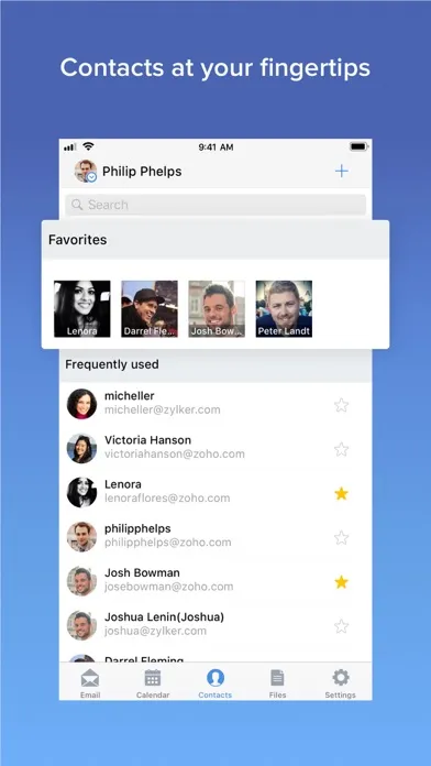 Zoho Mail - Email and Calendar 스크린샷