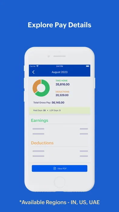 Zoho Payroll - Employee Portal應用截圖