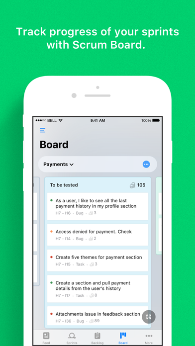 Zoho Sprints স্ক্রিনশট