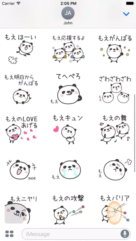 Capturas de pantalla de MOE Stickers