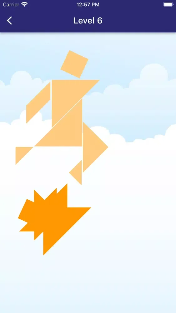 Tangkapan skrin Tangram Puzzle Game App