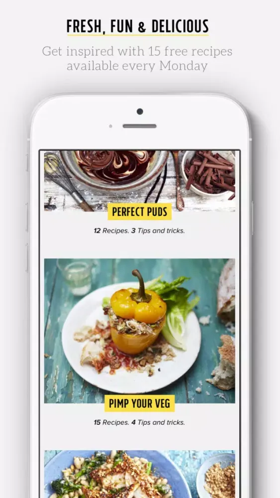 Jamie's Recipes Ekran Görüntüleri