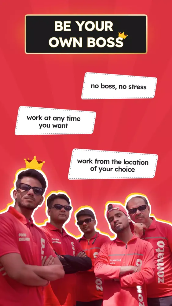 Screenshot di Zomato Delivery Partner