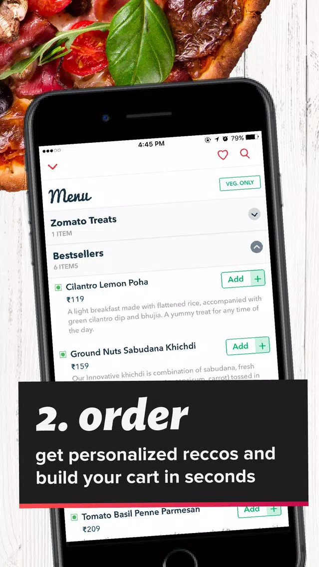 Order by Zomato Screenshots
