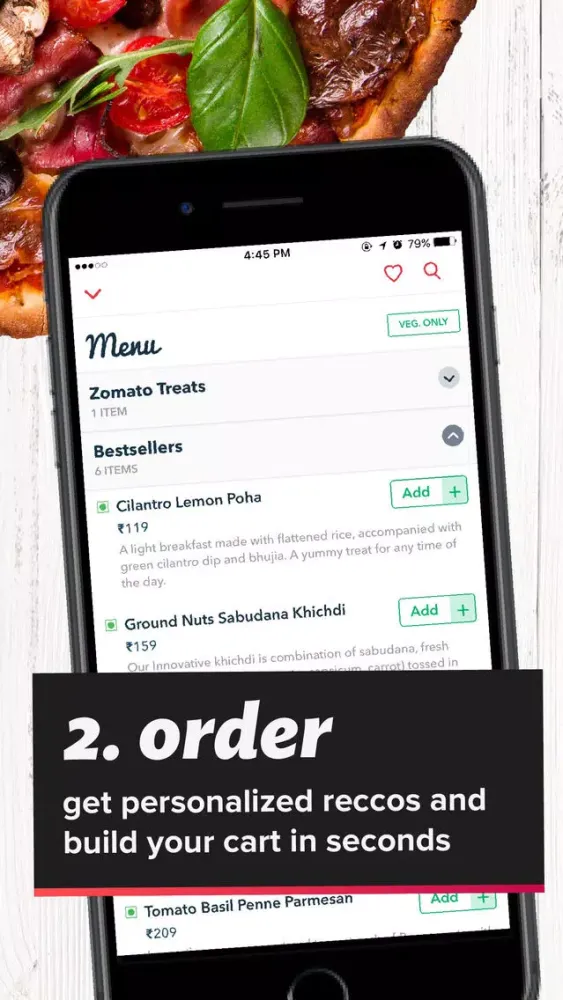 Order by Zomato应用截图