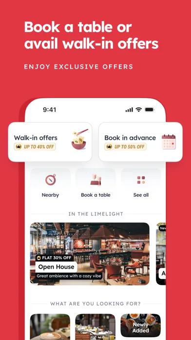Capturas de pantalla de Zomato: Food Delivery & Dining