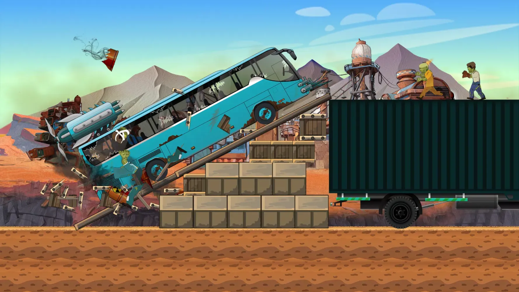 Ảnh chụp màn hình của Earn to Survive - Zombie Crush