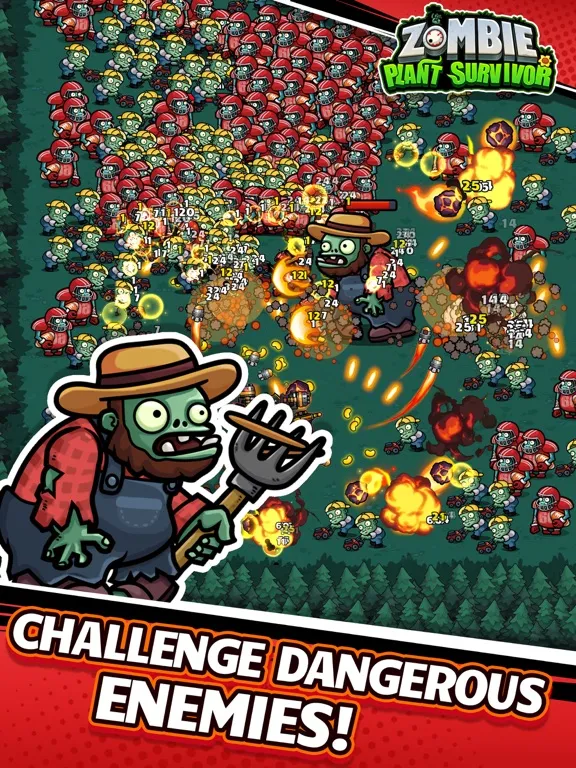 Zombie Plant Survivor iPad  Ekran Görüntüleri