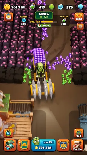 Idle Zombie Miner: Gold Tycoon Screenshots