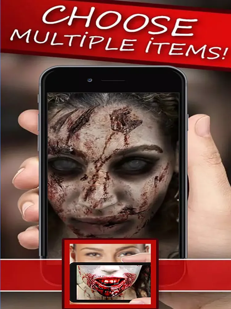 Zombie Booth Face Changer : Make Me Zombie HD iPad Screenshots