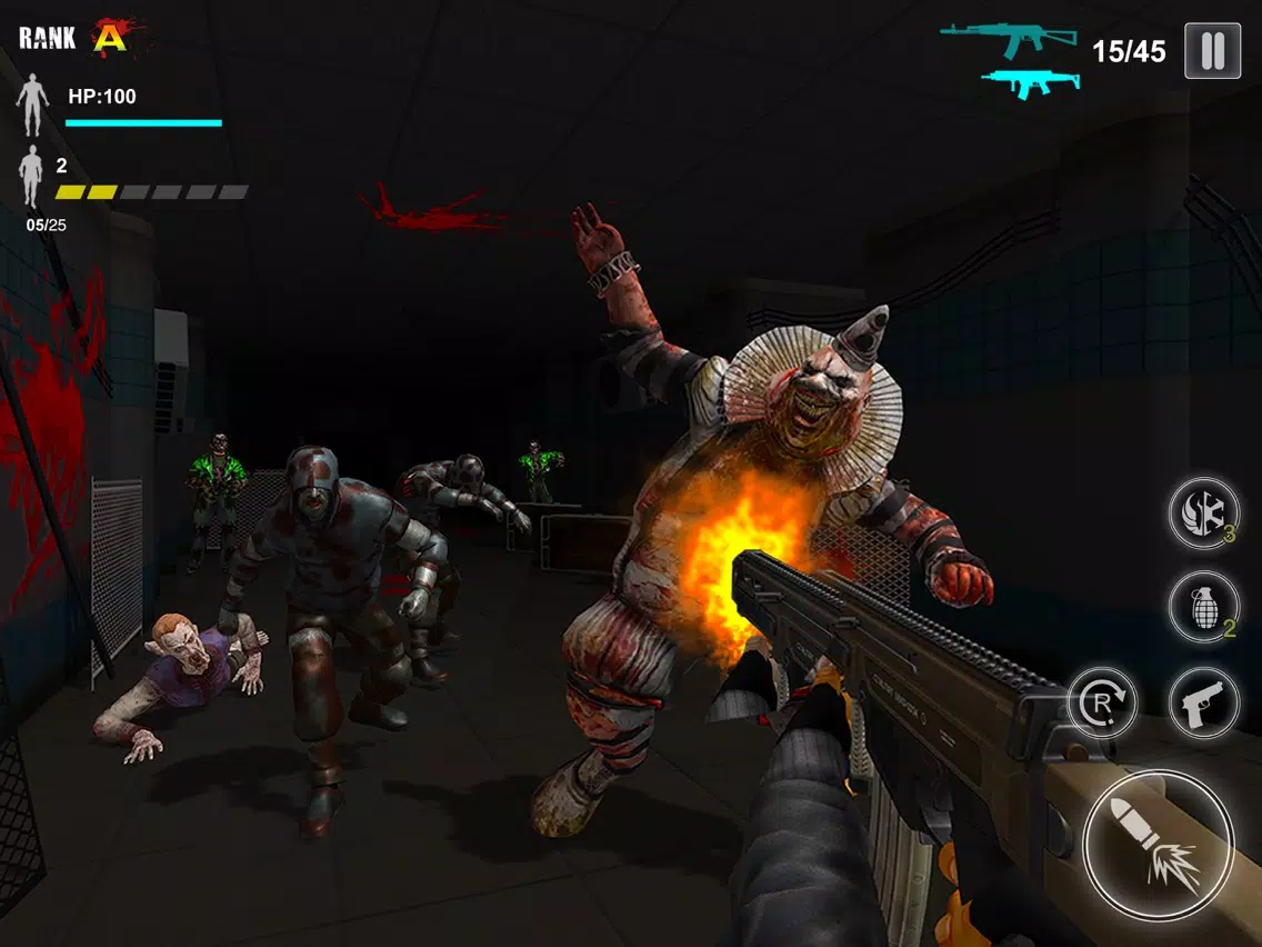 Ảnh chụp màn hình của Zombie Shooter - Survival Game iPad 
