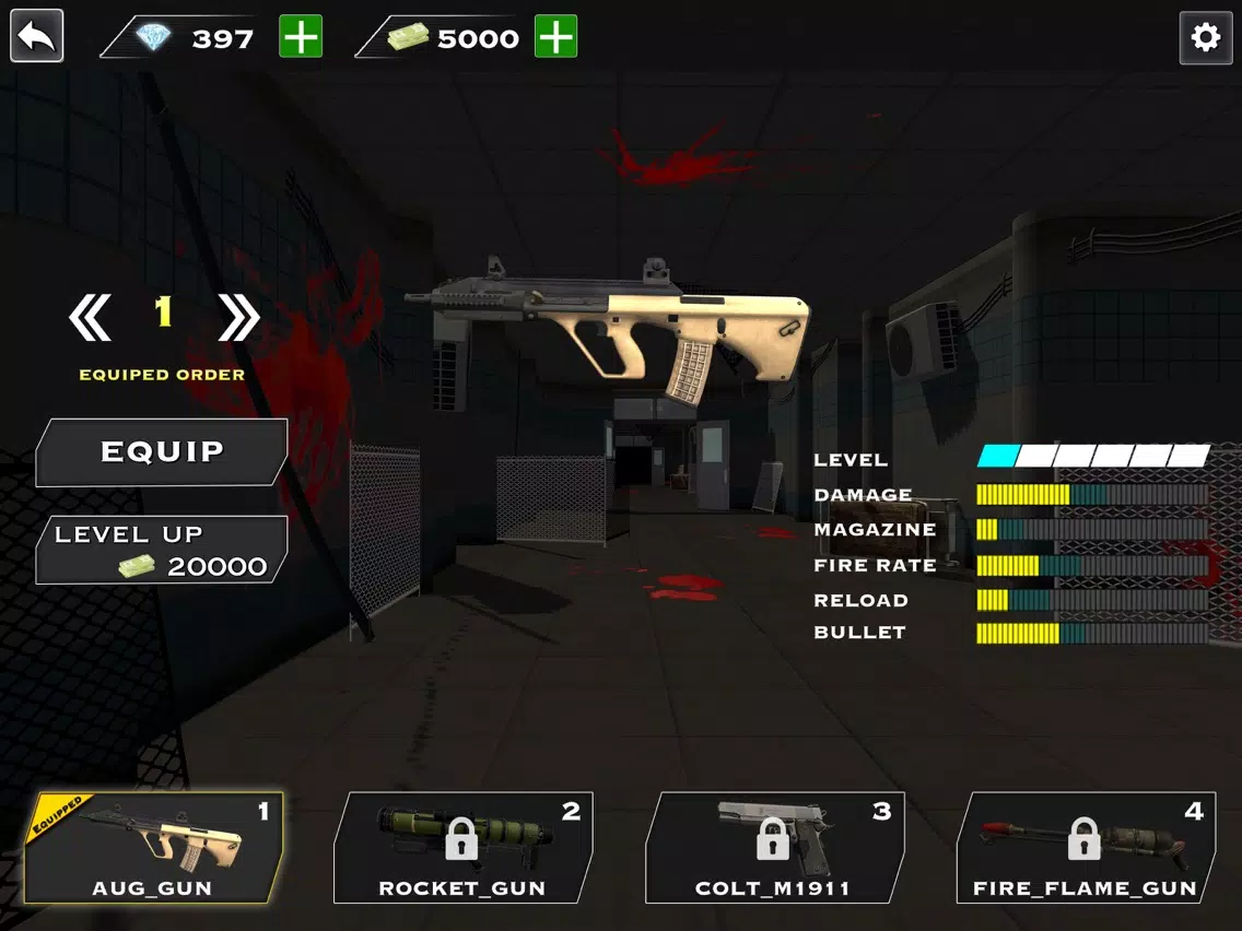 Ảnh chụp màn hình của Zombie Shooter - Survival Game iPad 