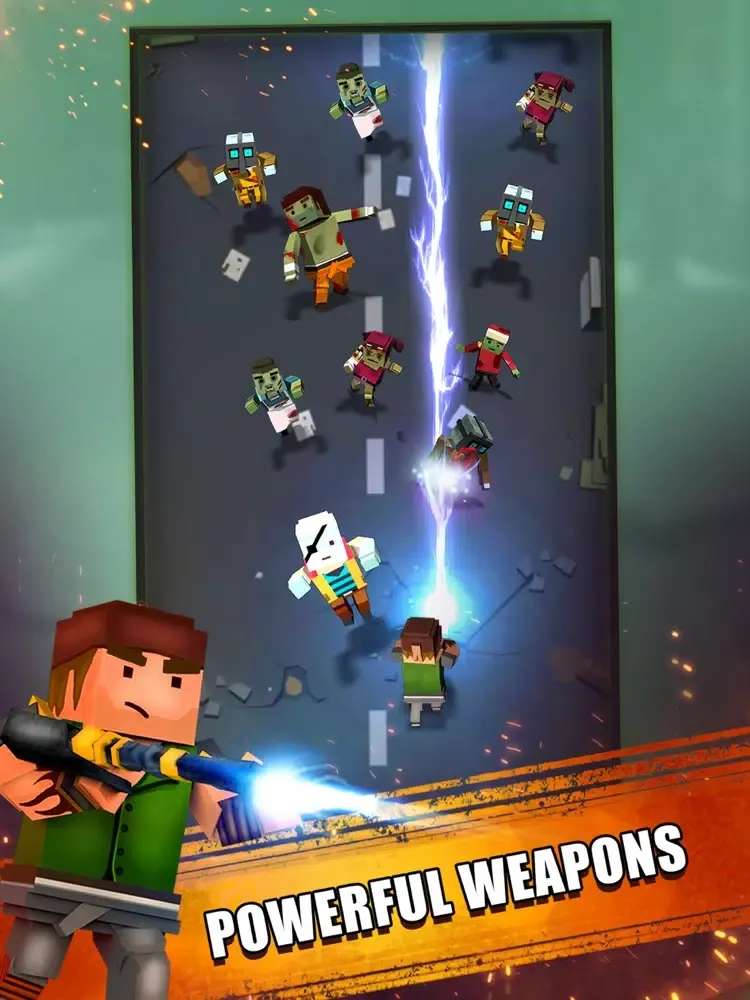 Capturas de tela do Zombie Pop : Gun Shooter iPad 