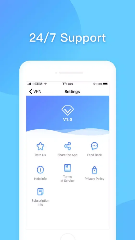 Captures d'écran de Victory VPN - Unlimited VPN