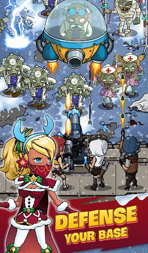 Zombie War Idle Defense Game应用截图